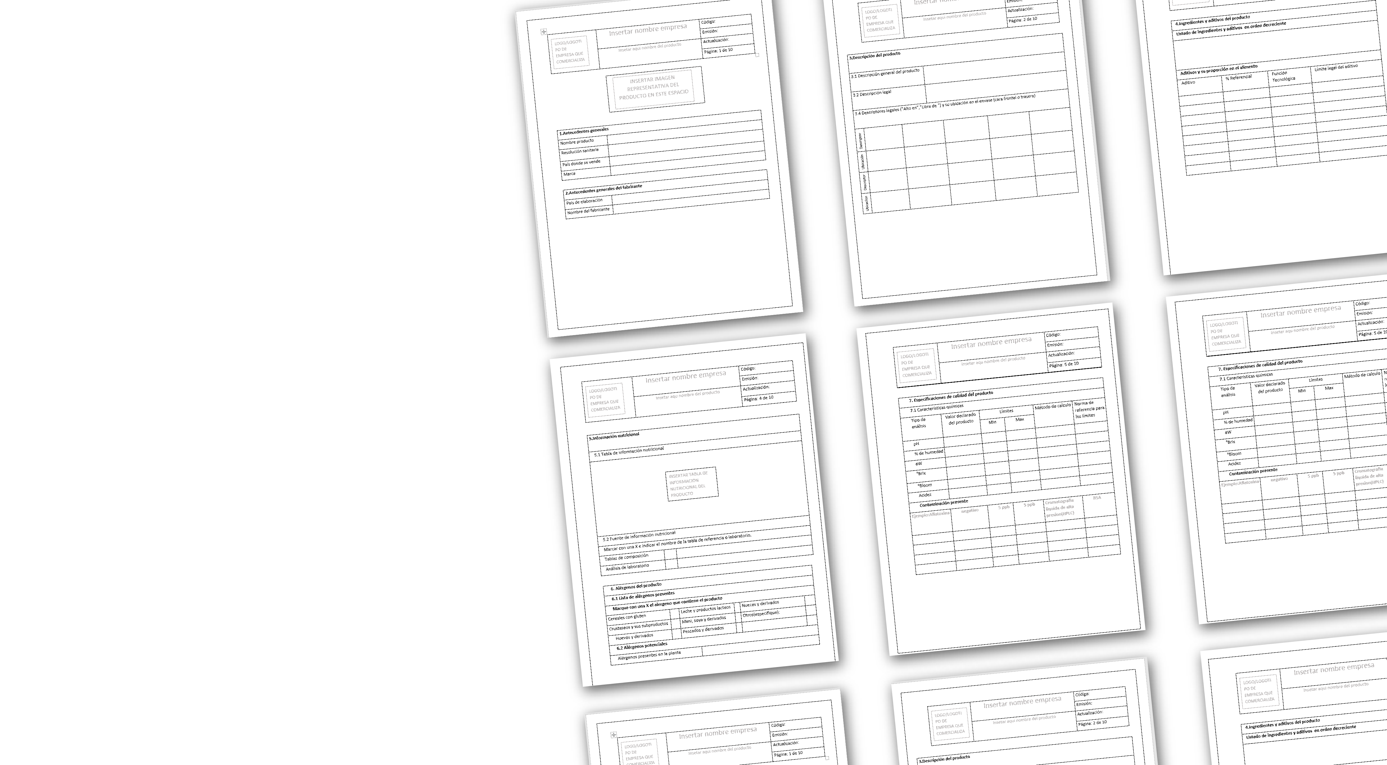 Checklist de revisión de etiquetados nutricionales