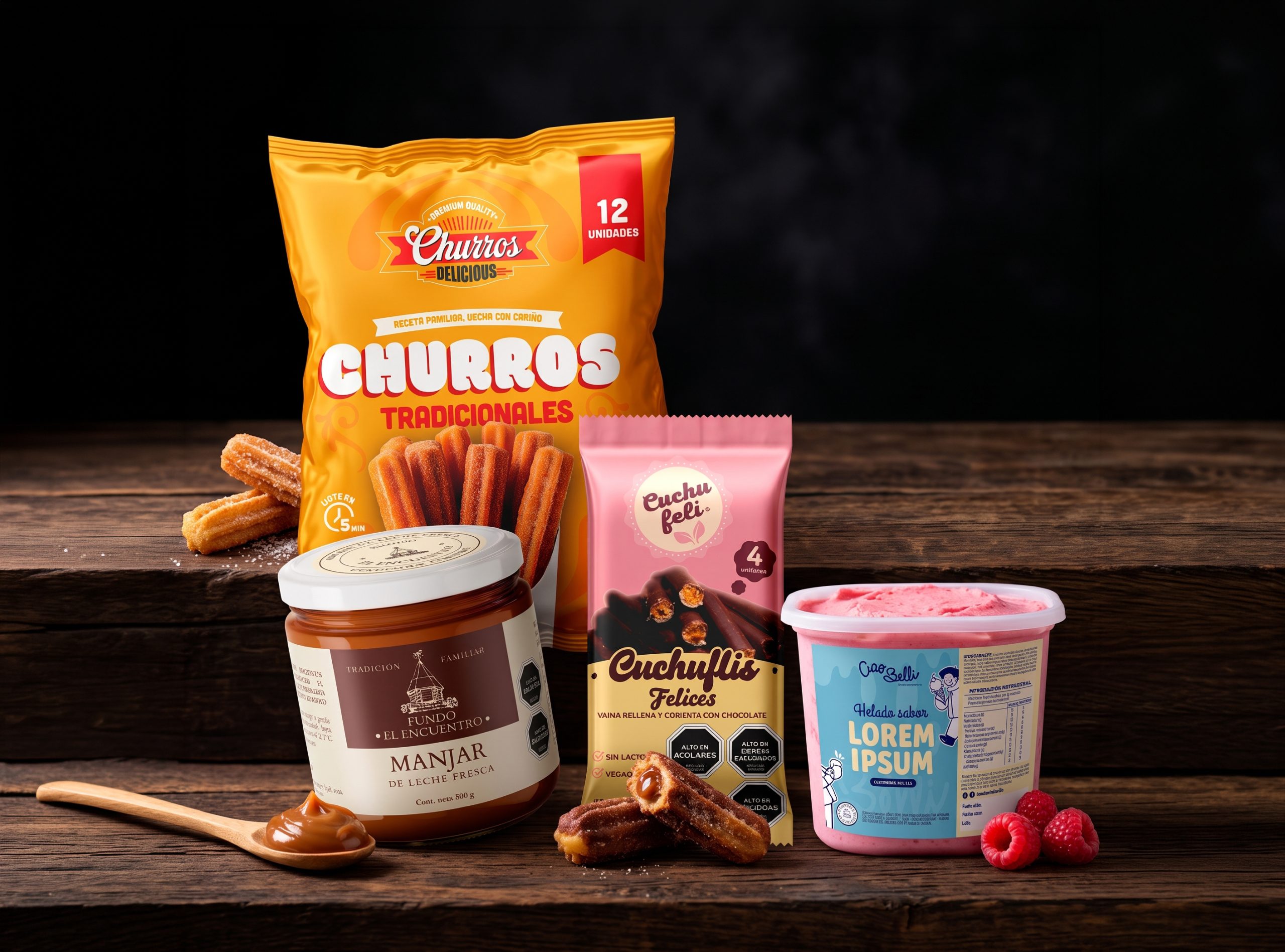 Diseño de etiquetas y packaging: proyecto del portafolio de Physalis